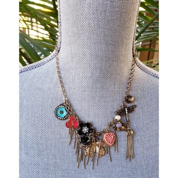 Jewelry - Boho Charm Statement Necklace
